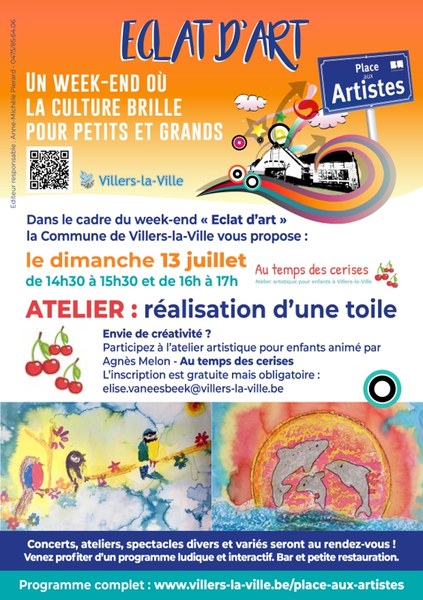 PAA 2025 Affiche Atelier Au temps des cerises